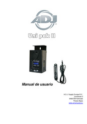 ADJ Uni pak II Manual De Usuario