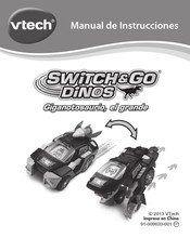 VTech SWiTCH&GO DiNOS Alosaurio, el temible Manual De Instrucciones