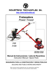 Technoflex SILVER STAR F-120 Manual De Instrucciones/Lista De Recambios