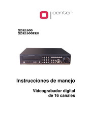 Center XDR1600 Instrucciones De Manejo