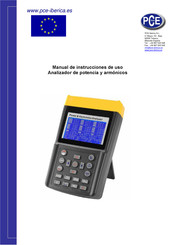 PCE CAT III Manual De Instrucciones De Uso