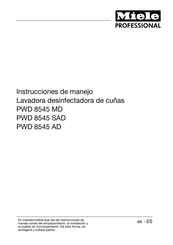 Miele PWD 8545 SAD Instrucciones De Manejo