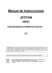 JETFON 2002C Manual De Instrucciones