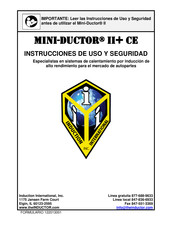 Induction Innovations MINI-DUCTOR II Instrucciones De Uso