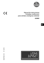 IFM AX460 Manual De Instrucciones