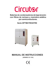 Circutor OPTIM FRE Serie Manual De Instrucciones