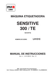 IMA SENSITIVE 300/TE Manual De Instrucciones