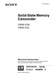 Sony PMW-F3L Manual De Instrucciones