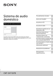 Sony CMT-SX7 Manual De Instrucciones