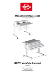 Rowe VarioFold Compact Manual De Instrucciones