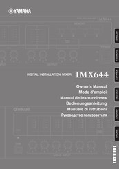 Yamaha IMX644 Manual De Instrucciones