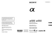 Sony a500 Manual De Instrucciones
