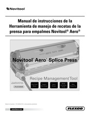 Flexco Novitool Aero Splice Press Manual De Instrucciones