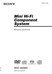 Sony MHC-WZ88D Manual De Instrucciones