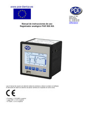 PCE PAR 99X-MA Manual De Instrucciones De Uso