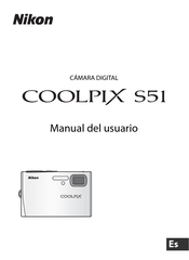 Nikon Coolpix S51 Manual Del Usuario