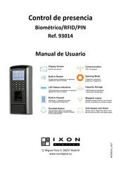 IXON 93014 Manual De Usuario