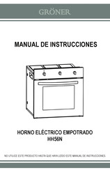 Gröner HH56N Manual De Instrucciones