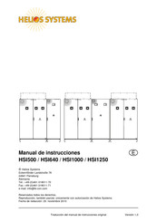 Helios Systems HSI640 Manual De Instrucciones