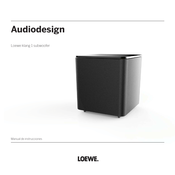 Loewe Audiodesign klang 1 subwoofer Manual De Instrucciones