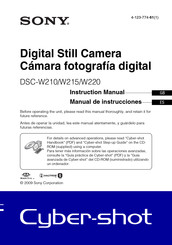 Sony DSC-W215 Manual De Instrucciones