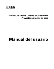 Epson PowerLite Home Cinema 6500 UB Manual Del Usuario