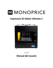 Monoprice Maker Ultimate 2 Manual Del Usuario