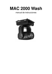 Martin MAC 2000 Wash Manual De Instrucciones