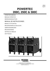 Lincoln Electric POWERTEC 200C Manual De Instrucciones