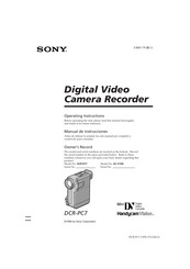 Sony DCR-PC7 Manual De Instrucciones