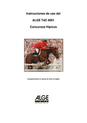 ALGE-Timing TdC 8001 Instrucciones De Uso