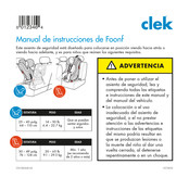 Clek FOONF Manual De Instrucciones