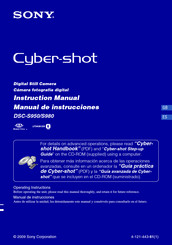 Sony Cyber-shot DSC-S980 Manual De Instrucciones