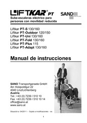 SANO Liftkar PT-Adapt 160 Manual De Instrucciones