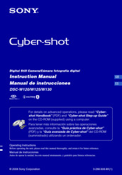 Sony Cyber-shot DSC-W120 Manual De Instrucciones