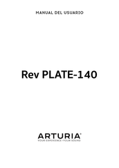 Arturia PLATE-140 Manual Del Usuario