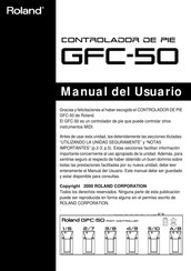 Roland GFC-50 Manual Del Usuario