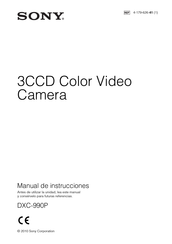 Sony DXC-990P Manual De Instrucciones