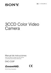 Sony DXC-C33P Manual De Instrucciones