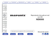 Marantz ND8006 Manual Del Usuario