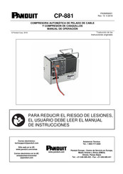 Panduit CP-881 Manual De Instrucciones