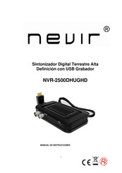 Nevir NVR-2500DHUGHD Manual De Instrucciones