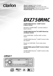 Clarion DXZ758RMC Manual De Instrucciones