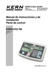 KERN KFS-TM Serie Manual De Instrucciones Y De Instalación