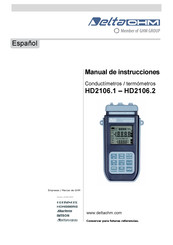 DeltaOHM HD2106.1 Manual De Instrucciones