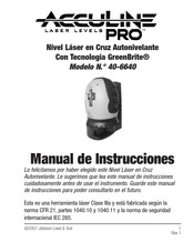 AccuLine PRO 40-6640 Manual De Instrucciones