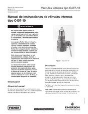 Emerson FISHER C407-10 Manual De Instrucciones