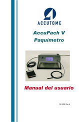 Accutome AccuPach V Manual Del Usuario