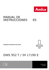 Amica IH 17190 E Manual De Instrucciones