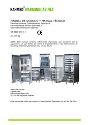 Kanmed WARMINGCABINET GE-23 Serie Manual De Usuario